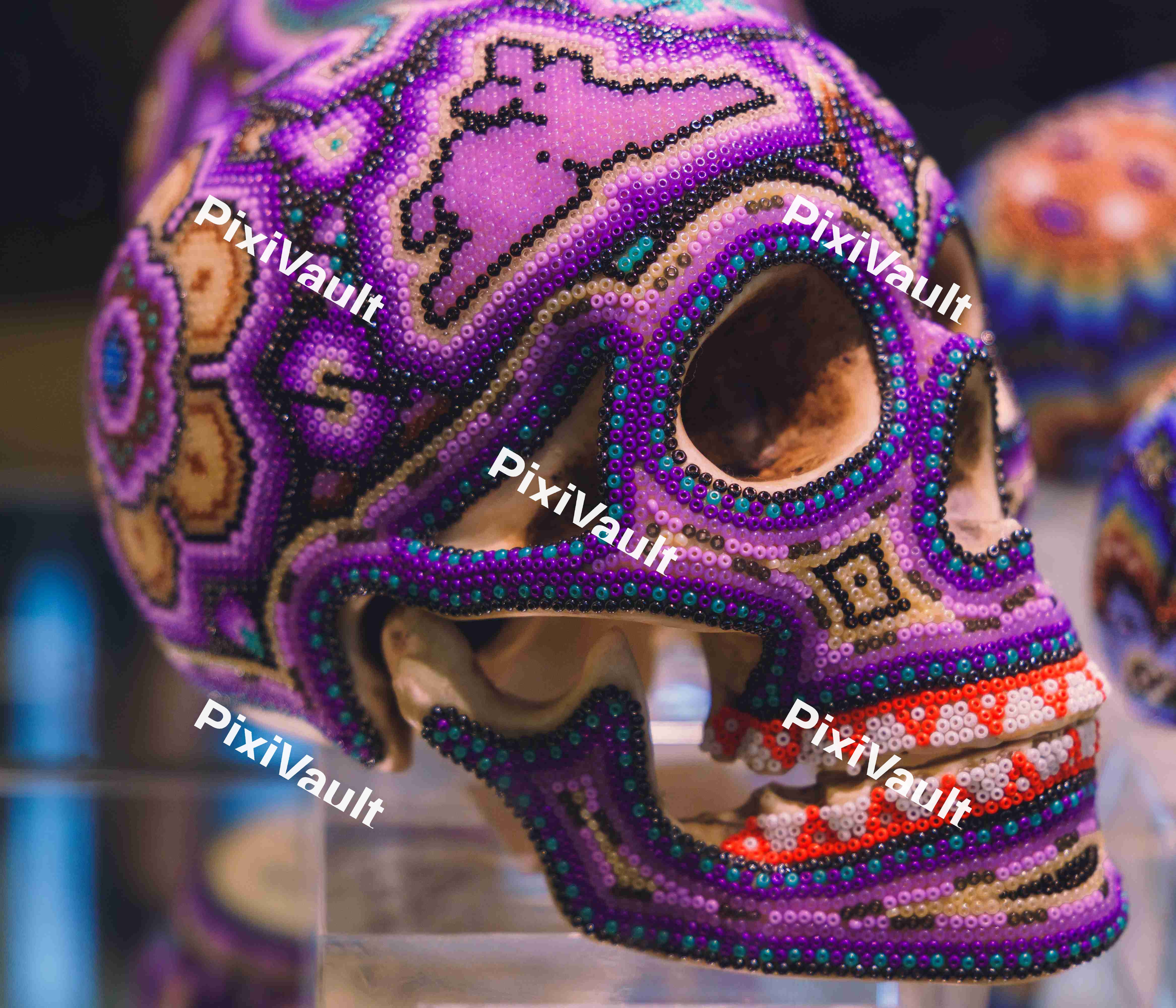 Beaded Skull (Close)